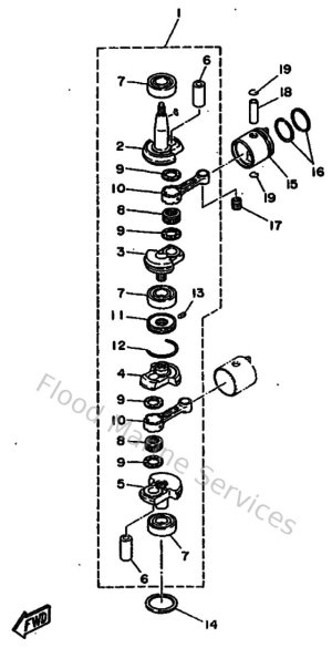 Diagram for Crankshaft & Piston