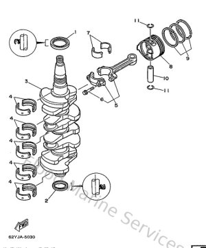 Diagram for Crankshaft & Piston