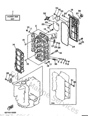Diagram for Cylinder. Crankcase 2
