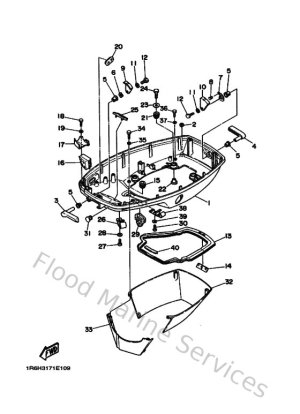 Diagram for Bottom Cowling