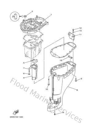 Diagram for Upper Casing