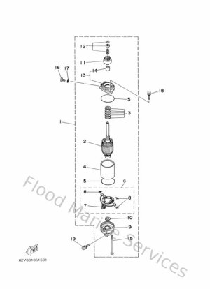 Diagram for Starting Motor