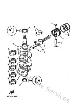 Diagram for Crankshaft & Piston