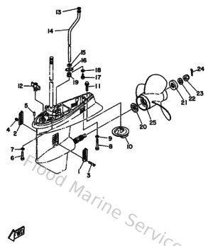 Diagram for Lower Casing & Drive 2