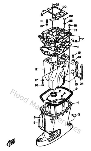 Diagram for Upper Casing