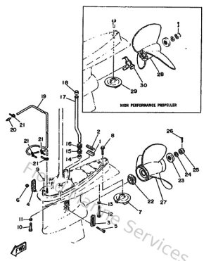 Diagram for Lower Casing & Drive 2