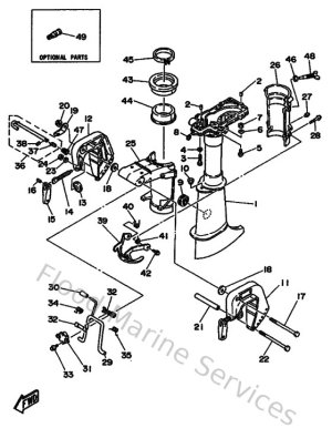 Diagram for Upper Casing & Bracket