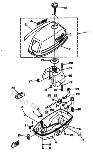 Diagram for Cowling & Fuel