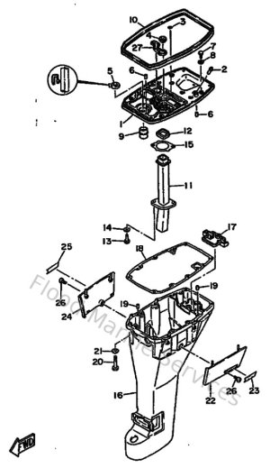 Diagram for Upper Casing