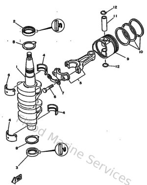 Diagram for Crankshaft & Piston