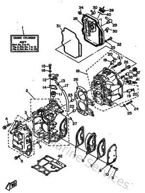 Diagram for Cylinder & Crankcase