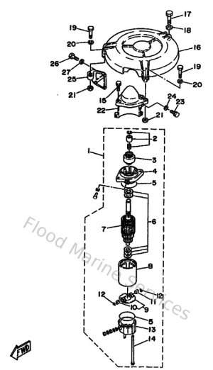 Diagram for Starting Motor