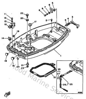 Diagram for Bottom Cowling