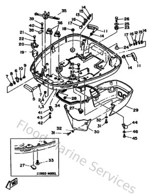 Diagram for Bottom Cowling