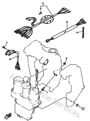 Diagram for Power Trim & Tilt Assy