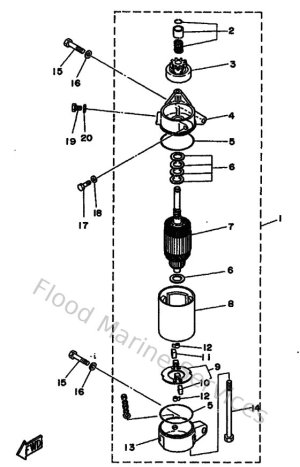 Diagram for Starting Motor