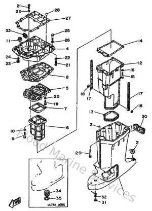 Diagram for Upper Casing