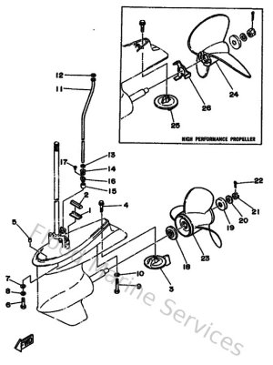Diagram for Lower Casing & Drive 2