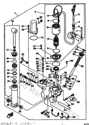 Diagram for Power Trim & Tilt Assy