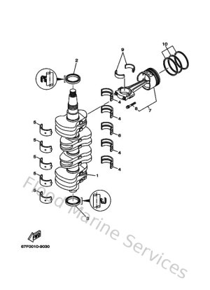 Diagram for Crankshaft & Piston
