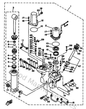 Diagram for Power Trim & Tilt Assy 2