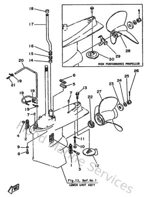 Diagram for Lower Casing & Drive 2