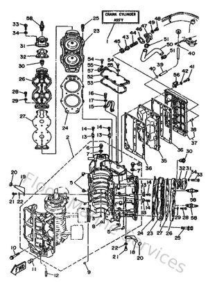 Diagram for Cylinder & Crankcase