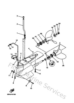 Diagram for Lower Casing & Drive 3
