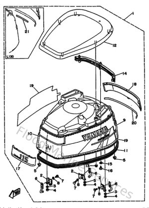 Diagram for Top Cowling