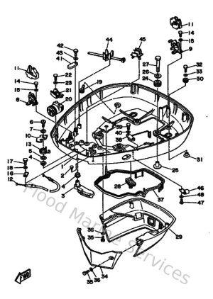 Diagram for Bottom Cowling