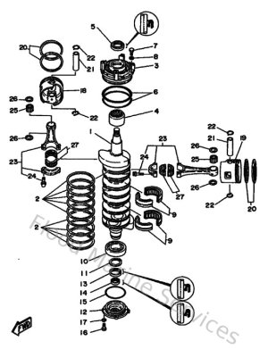 Diagram for Crankshaft & Piston