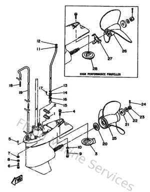Diagram for Lower Casing & Drive 2