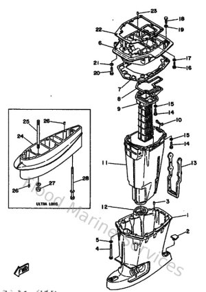 Diagram for Upper Casing