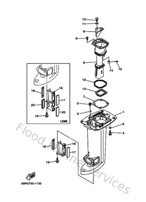 Diagram for Upper Casing