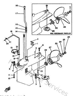 Diagram for Lower Casing & Drive 2