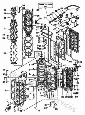 Diagram for Cylinder & Crankcase