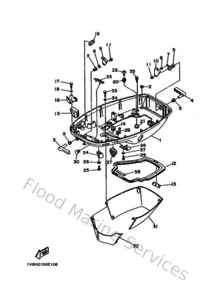 Diagram for Bottom Cowling