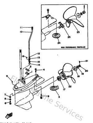 Diagram for Lower Casing & Drive 2