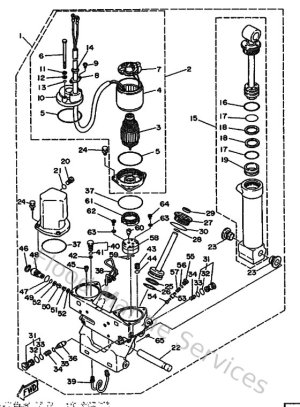 Diagram for Power Trim & Tilt Assy