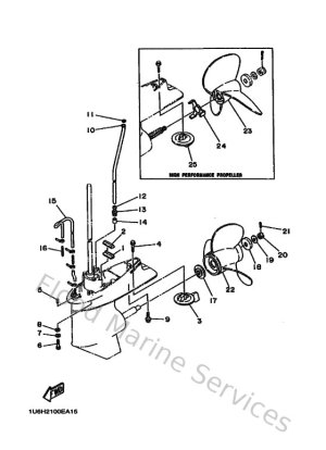 Diagram for Lower Casing & Drive 2