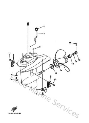 Diagram for Lower Casing & Drive 2