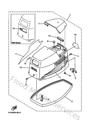 Diagram for Top Cowling