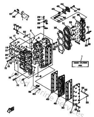 Diagram for Cylinder & Crankcase