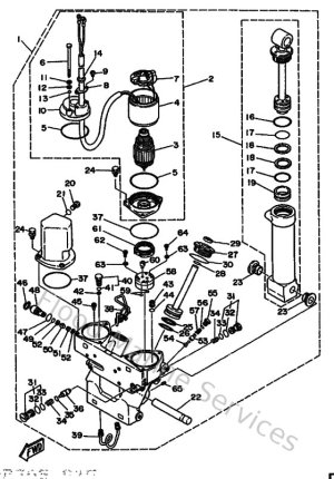 Diagram for Power Trim & Tilt Assy