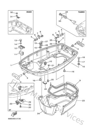 Diagram for Bottom Cowling