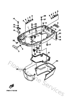 Diagram for Bottom Cowling