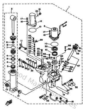 Diagram for Power Trim & Tilt Assy