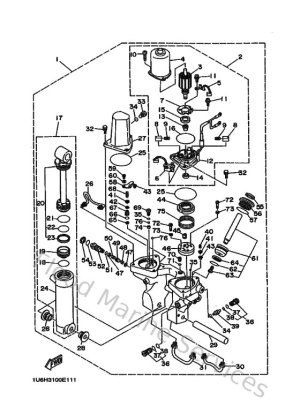 Diagram for Power Trim & Tilt Assy 1