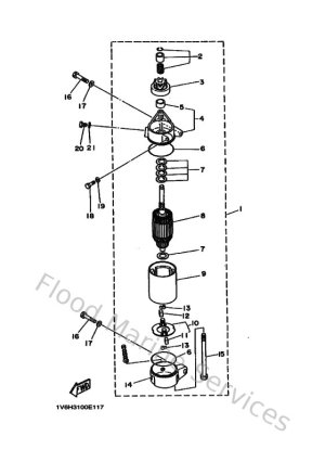 Diagram for Starting Motor