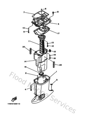 Diagram for Upper Casing